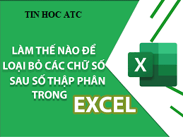 Hoc tin hoc van phong tai Thanh Hoa Khi xử lý số liệu, bảng tính của bạn xuất hiện các chữ số thập phân dài, sẽ làm cho bảng tính của bạn bị