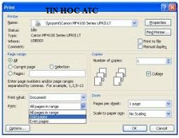 Hoc tin hoc cap toc o thanh hoa Khi bạn cần in hai mặt với văn bản word, excel hay PDF nhưng bạn chưa biết cách, mời bạn theo dõi bài