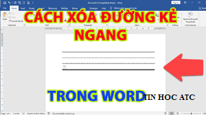 Hoc tin hoc o thanh hoa Văn bản của bạn xuất hiện những đường kẻ viền, bạn muốn xóa nó, bạn hãy làm theo những bước sau: