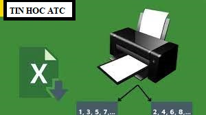 Học tin học tại thanh hóa Bạn cần in một file dữ liệu lớn, và bạn cần tách trang chẵn lẻ? Mời bạn tham khảo bài viết sau đây để