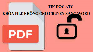 Hoc tin hoc van phong tai Thanh Hoa Bạn muốn bảo mật nội dung trong file PDF, không để cho người khác sao chép, chỉnh sửa? Bạn