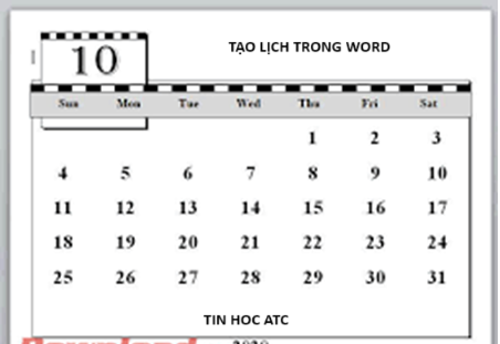 Học tin học văn phòng ở Thanh Hóa Bạn muốn tạo lịch trong word? Bạn đã biết cách làm? Hãy thử tham khảo bài viết dưới đây để