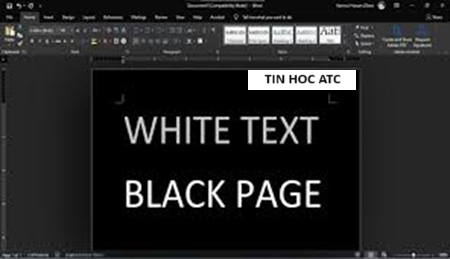Trung tam tin hoc o thanh hoa Nếu bạn muốn biết cách sửa lỗi word bị nền đen thì mời bạn tham khảo bài viết này của tin học ATC nhé!