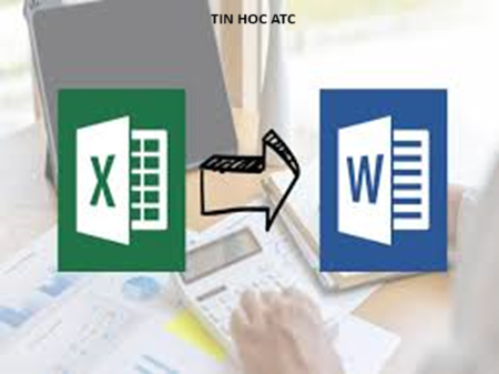 Hoc tin hoc van phong tai Thanh Hoa Bạn muốn chèn bảng excel vào word? Tin học ATC xin chia sẽ cách làm trong bài viết dưới đây nhé!