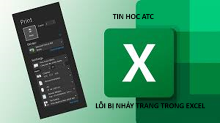 Hoc tin hoc o thanh hoa Khi đang căn chỉnh để in bản excel ra giấy bạn gặp phải lỗi bị nhảy trang không mong muốn, tin học ATC có