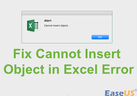 Hoc tin hoc van phong tai Thanh Hoa Làm thế nào khi excel hiện lỗi Cannot insert object? Bạn đừng lo tin học ATC có giải pháp cho các