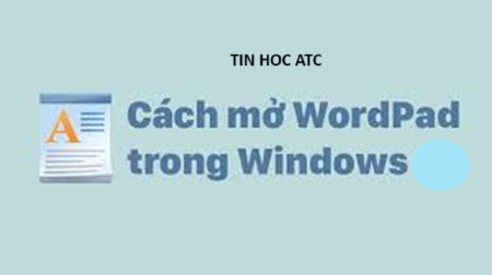 Học tin học ở thanh hóa Nếu bạn chưa biết cách sử dụng Microsoft Wordpad? Mời bạn tham khảo  bài viết này để biết cách nhé!