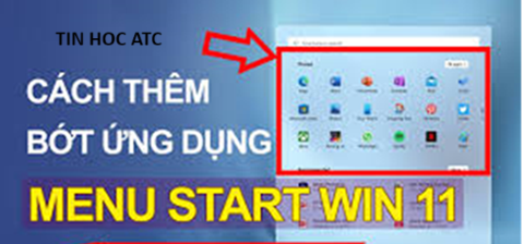 Hoc tin hoc van phong tai Thanh Hoa Với người dùng win 11, muốn thêm hoặc xóa một thư mục nào đó khỏi start menu bạn hãy làm theo cách sau: