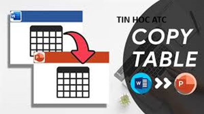 Học tin học ở thanh hóa Muốn sao chép bảng từ word sang powerpoint, bạn hãy thử làm theo cách sau nhé!Bước 1:Trước tiên bạn bôi đen