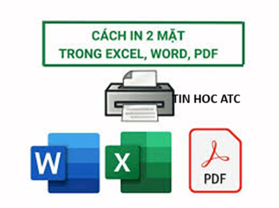 Hoc tin hoc thuc hanh o thanh hoa Đối với word, excel và PDF cách in hai mặt như thế nào? Mời bạn tham khảo bài viết sau đây để có câu